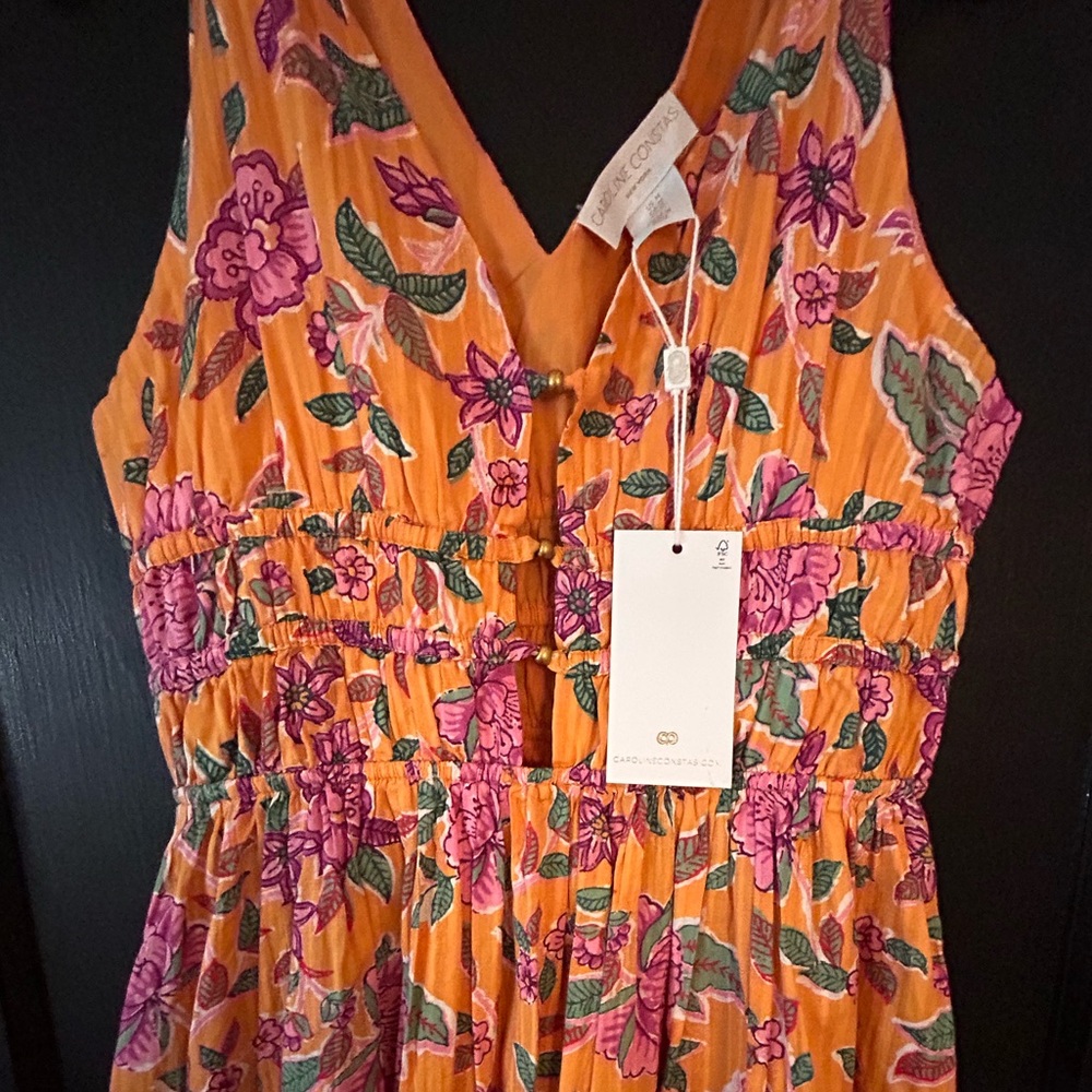 Caroline Constas summer mid-length dress - Picture 4 of 6